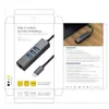 موصلات USB C HUB 1000 ميغابت في الثانية 3 منافذ USB3.0 TYPE-C إلى RJ45 GIGABIT Ethernet محول لجهاز الكمبيوتر المحمول MacBook المحمول