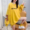 Kadın Hoodies Sweatshirts Sonbahar 2022 Kadınlar Uzun Sweatshirt Koreli Sevimli Ayı Nakış Kılı