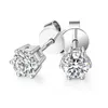 orecchini classici alla moda in cristallo brillante argento cz zircone bling orecchini con diamanti orecchini orecchini gioielli per le donne