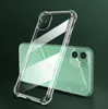 Casos de telefone celular Anti queda de silicone transparente Cascado macio adequado para iPhone 13 12 11