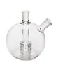 Vintage Globe Sferical Pocket Glass Bong Hookah Smoking Pipes Oil Burner met kom of banger kan een klantlogo plaatsen door DHL UPS CNE