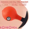 Надувные мини-анальные заглушки встроенная стальная шариковая дилатория Dilator расширяемое насос расширяемое затылочные штекеры Сексуальные игрушки для женщин мужчин