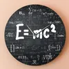 벽시계 상대성 수학 공식 시계 과학자 물리학 선물 학교 교실 장식