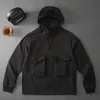 Jackor Men's 21SS Ghost Piece Smock Anorak Nylon Hoodies Armband Men Coat Casual Outdoor Jacket Jogging Tracks Tops