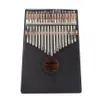 Creative 17 Keys Kalimba Thumb Piano Highquality Wood Mahony Body Musical Instrument Tune Hammer voor Beginner Finger Piano1216D5064377