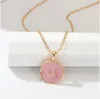 Stars Moon Lover Necklaces Fashion Europen Women Alloy Long Heart Round Pendant Necklace Jewelry For Valentine's Day Gift BBB14976
