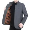 Hommes laine mélanges hommes Vintage noir gris laine veste surdimensionné 3xl hommes hiver à manches longues épais chaud mélange manteau mâle pardessus coupe-vent T220810