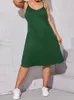 플러스 사이즈 드레스 2022 여성 의류 드레스 스트리트 패션 여름에 우아한 꽃 짧은 소매 캐주얼 한 단색