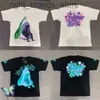 1400 Life S A Trups Sınırlı Rapçi Erkekler Kadın En İyi Tee Neon Köpekbalığı Ağızında Oturuyor Komik Graffiti T-Shirt W220810