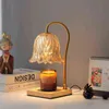 Lampada per aromaterapia americana Casa Creativa Semplice Timing Oscuramento Cera Fornace Lampada in metallo Decorazione domestica Lampada a candela H220423