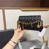 Designer- Chain Shoulder Bag Wallet Crossbody Purses Luxury Drawstring Fashion Vintage Lady Handbags Hasp Bags