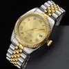 Mens Watches Rolx Mechanical 36/41MM Automatic Full Stainless steel Luminous Waterproof 28/31MM Couples Style Classic Wristwatches montre XD7B6