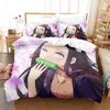 Nezuko Kamado Bedding Set Anime Demon Slayer Duvet Cover Comforter Bed Linen Single Twin Full Queen Size 3d Kids Girl Boys Gift