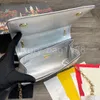 5A + En kaliteli Eğimli Tasarımcı Kadın Çantası Lüks Mini Siyah Altın Zincir Omuz Çantası Klasik flip debriyaj çanta michafl_kops