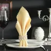 150pcs / lot acryl wit parels servet ringen bruiloft servetten gesp voor bruiloft receptie party tafel decoraties benodigdheden 4681