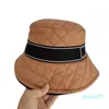 3 colori moda cappello a secchiello berretto berretto uomo donna lettera pescatore tesa larga inverno caldo freddo cappelli unisex