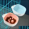 Dog Bowls Feeders Supplies Pet Home Garden Creative Hanging Portable Feeding Food Puppy Slow Down Eating Feeder Fish Bowl Prevent Obesity