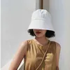 Mode printemps femmes coton seau chapeaux dame été Panama crème solaire pêcheur casquette en plein air plage chapeau de soleil chapeau pour les femmes G220418