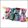 Dog Apparel Supplies Pet Home Garden Cat Anti-Slip Rubber Sole Waterproof Leopard Boots Shoes 7 Size 5 Color For Dogs Drop Delivery 2021 J