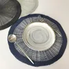Tapis tapis 4pcs rond tisme plaquemat tampon en papier table mat à chaleur bols résistants à café tasses