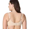 Women's Soft Seamless Minimizer Bra Full Coverage Underwire Non Padded Plus Size T220726