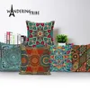 Kuddfodral Geometrisk täckkudde Färgglad heminredning S Custom Linen täcker Marocko Decorative S Pillow 220714