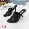 Dames luxe designer jurk schoenen avondjurk hoge hakken sandalen mode sexy puntige platte slippers maat 35-41 met doos