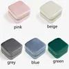 Velvet Travel Jewelry Box Packaging Displaging Organizer Zipper Jewelery Case Case Home Hights With With Mirror