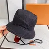 Bandagem Bucket Hat Street Dome Fisherman Hats Triângulo Distintivo ao ar livre Caps Caps Sun Protection Wide Brim Hat