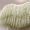 20pcs wisteria الحرير الاصطناعي الزهور معلقة زواج زهرة زهرة الزهرة لحديقة المنزل