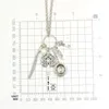 Wholesale Snake Chain Tassel Angel Wing Cross Key Pendant Blessed Faith Inspiration Necklaces For Women Snap Jewelry