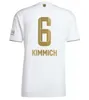 23 24サッカージャージーSANE 2023 2024フットボールシャツGoretzka Gnabry Camisa de Futebol Men Kids Kits Kimmich Fans Player 50th Bayern Munich Oktoberfest Kit Neuer Kane Tel