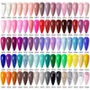 NXY Nail Gel 7 ml Bouteille En Verre Couleur Vernis Semi Permanent Vernis Soak Off Uv Led Vernis Tout pour Manucure s Art 0328