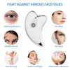 Face lift guasha massageador elétrico gua sha placa aquecida massageador vibratório vermelho azul terapia raspagem placa ferramentas de emagrecimento 2205186824488