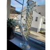 Bongs de água de vidro arco-íris Cachimbos de água Shisha Glass Dab Rigs Downstem Perc Oil Smoke Water Pipes com junta de 14 mm