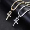 Pendentif Colliers Collier Croix Religieuse Pour Hommes Femmes Tennis Classique Anka Amulette Bijoux CadeauPendentif