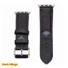 Top Fashion Designer Smart Straps for watches Series 1 2 3 4 5 6 High Quality luxury Leather Watch Belt Bands Deluxe Wristband Watchbands