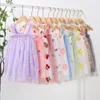 Girls Dresses Baby Tulle Suspender Skirts Summer Condole Belt Embroidery Gauze Princess Dresses Kids Designer Clothes Ball Gown Dress Dance Party Elegant BC7983