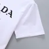 Дизайнер Поло Круглый шеи с коротким рукавом футболка мода мужская белая хлопковая рубашка деловые повседневные полом женские капюшоны высокого качества одежда L58