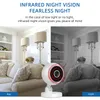 Smart WiFi Camera HD1080P Video Record Mini Camera's IPC Two Way Auto Surveillance Camera Night Vision Motion Detection Remote bekijken met telefoonapp Nanny Cam