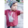 T-shirty Hooyi Baby Boys Ubrania Dzieci Koszulki Koszulki Summer bawełniane niemowlę