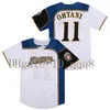 Na85 55 Kenny Powers Jersey Hokkaido Nippon-Ham Fighters 11 Shohei Ohtani Eastbound and Down Mexican Charros Movie Baseball Jersey 100% Stitched