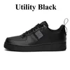 Mans Designer Casual chaussures plate-forme baskets hommes femmes un Triple Blanc Utilitaire Rouge Pâle Ivoire Corail Rose mens formateurs chaussure de plein air