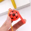 Kinderen Kleurrijke Plastic Word Word Cup Football Games Fluitje Voetbal Luid Noise Maker Cheerleading Luidspreker voor voetbalfans