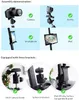 360 Photo Booth Stage Lighting LED Glass bace People to Stand on 100 CM Rotating Portable Stage for parties with Flight Case