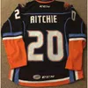 Nik1 San Diego Gulls Jersey 21 Wagner 4 Thompson 20 Ritchie 5 Pettersson 15 Sorensen 19 Hults Abbott Ahlホッケージャージブラックホワイト