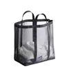 Borsa da spiaggia in rete Borsa in rete portatile in nylon di plastica PVC 220608