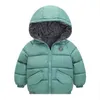 Kids Cotton Coat Clothes Thickened Down 2022 Girls Baby Children Winter Warm Jacket Zipper Hooded Costume Toddlerboys Runaway J220718
