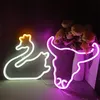 야간 조명 스타일 LED 네온 불빛 어린이 방 어린이 침실 파티 웨딩 장식 벽 예술 램프 Xmas GiftNight LightsNight
