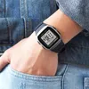 Polshorloges Synoke Men Watches casual waterdichte LED Square Digital Sports Watch voor Chrono Electronic Clock Reloj Hombre